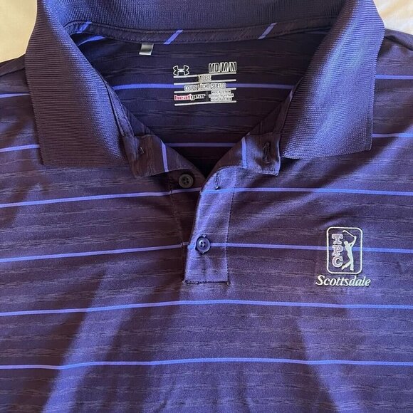 Under Amour HeatGear Women's‎ Medium TPC Scottsdale Golf Polo - Picture 2 of 7